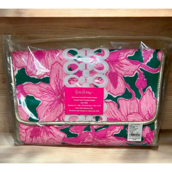 New With Tags Lilly Pulitzer Envelope Pouch Clutch Bag - Picture 5 of 5